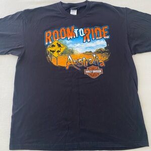 Harley-Davidson Black 'Room to Ride' Australia Tee